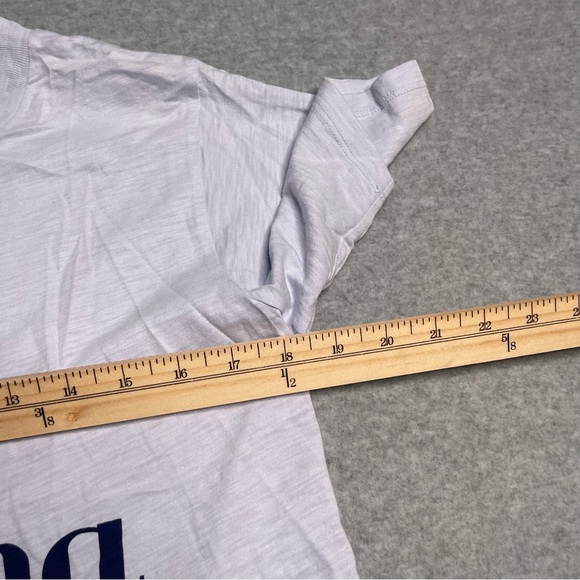 J. Crew Shirt Womens Small White Short Sleeve Tee Graphic Print Casual Adult - Picture 11 of 13